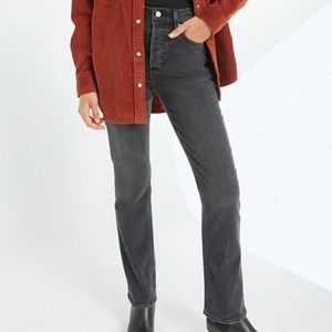 Denim forum Arlo high rises straight jeans,